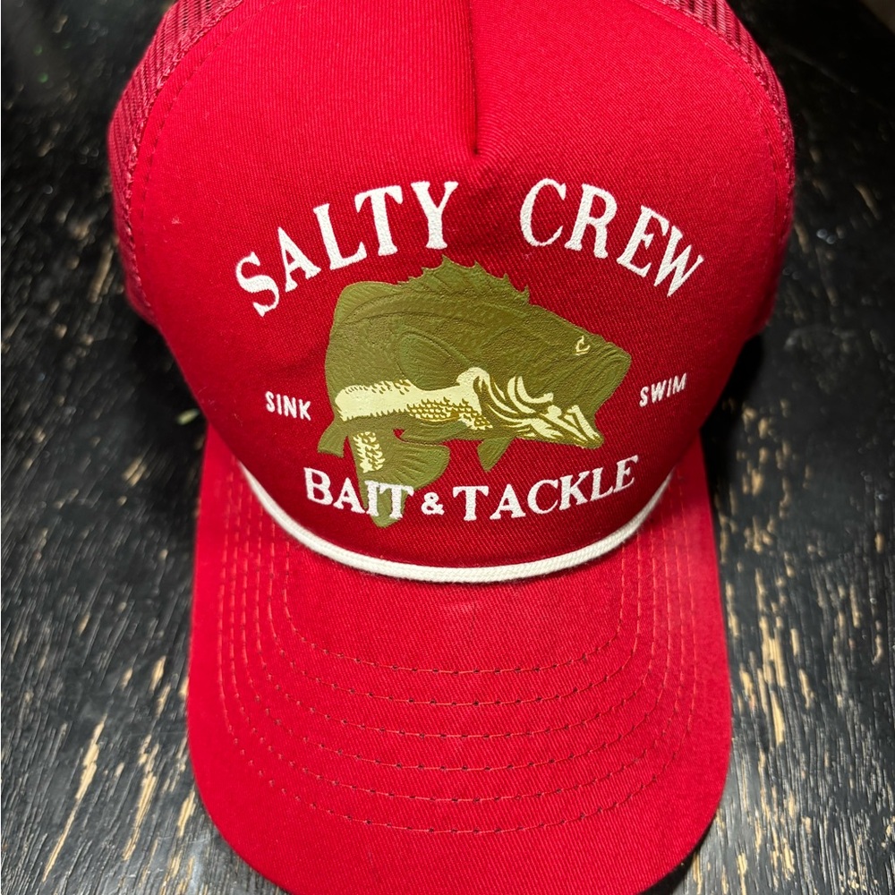 Salty Crew Red Bait & Tackle Hat